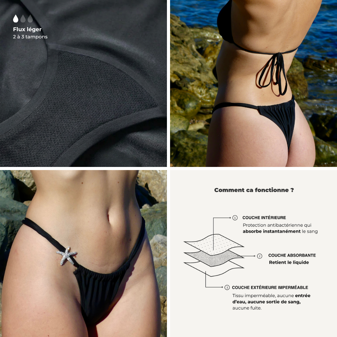 Slip da bagno mestruale - Sirena