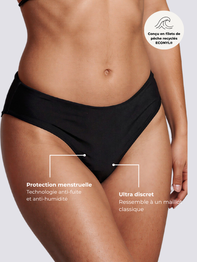 Mid-rise waist bikini bottom - Calypso