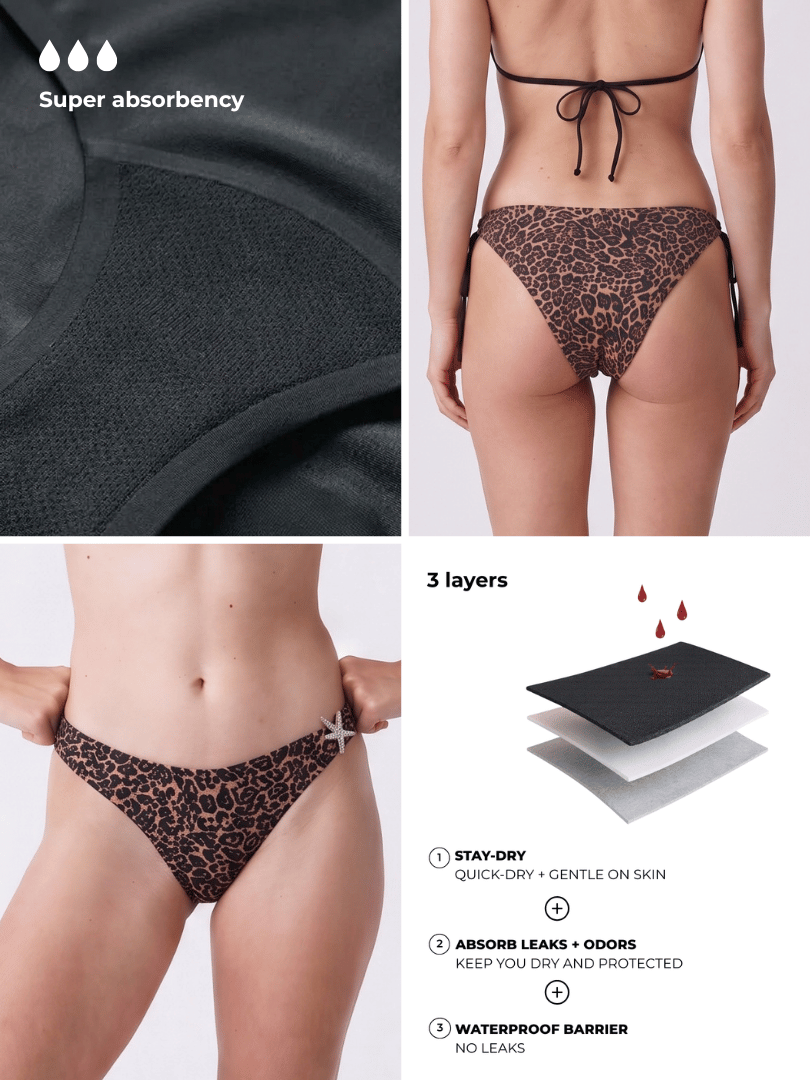 Bas Bikini Ado Léopard